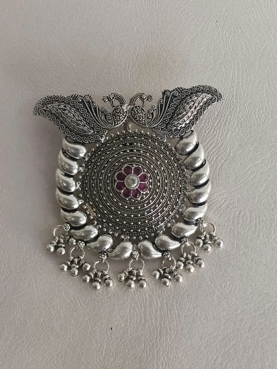 925 OXIDISED SILVER PENDANT | SILVER PENDANT FOR GIRLS AND WOMEN | 50 GRAM| KESRIYA JWELLERS
