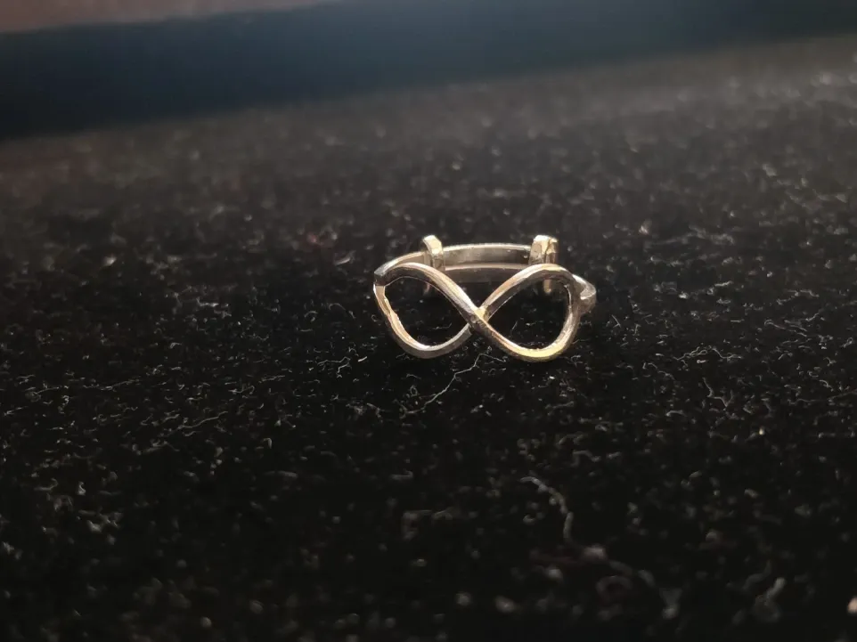 925 Sterling Silver Infinity Loop Ring for Women – Pure Silver Daily Wear Minimalist Band |3 Gram | Kesriya Jewellers